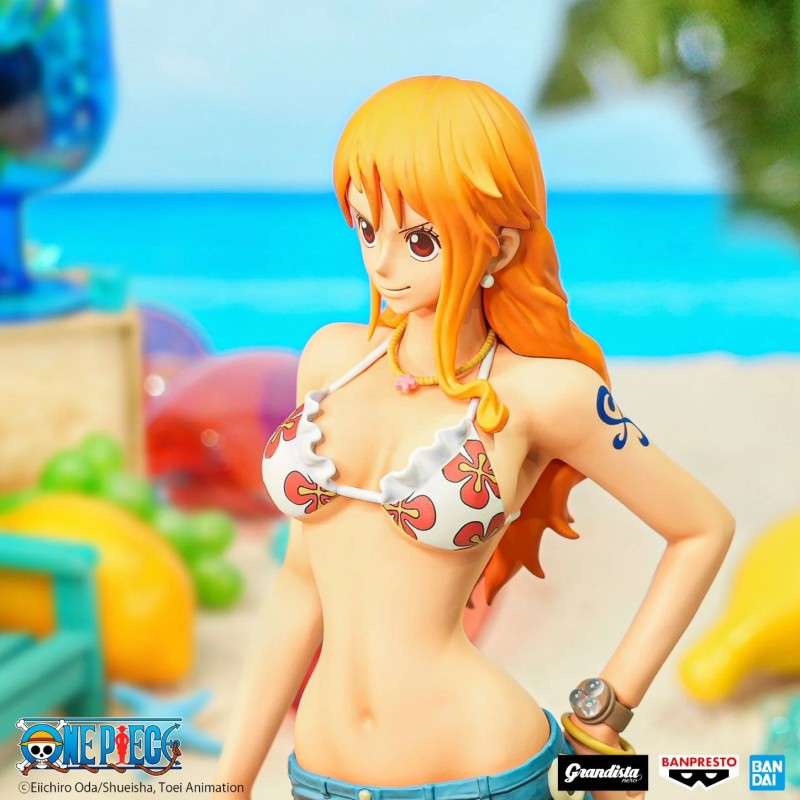 ONE PIECE - NAMI - FIGURINE GRANDISTA NERO 28CM Figurines Bruno Vidéo