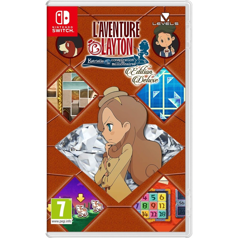 L AVENTURE LAYTON KATRIELLE ET LA CONSPIRATION DES MILLIONNAIRES  SWITCH Jeux Switch Bruno Vidéo