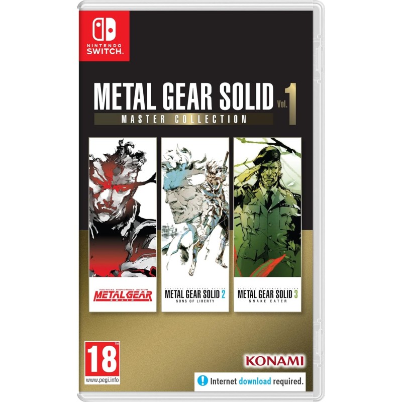 METAL GEAR SOLID MASTER COLLECTION VOL. 1 SWITCH Jeux Switch Bruno Vidéo