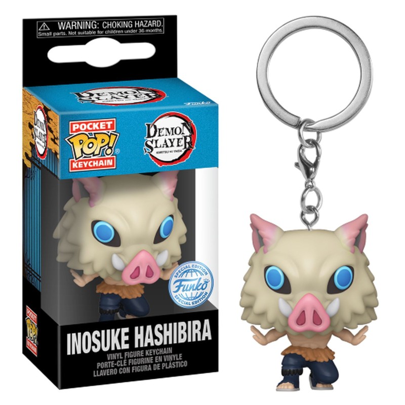 DEMON SLAYER - POCKET POP KEYCHAIN - 7TH FORM INOSUKE Produits dérivés Bruno Vidéo