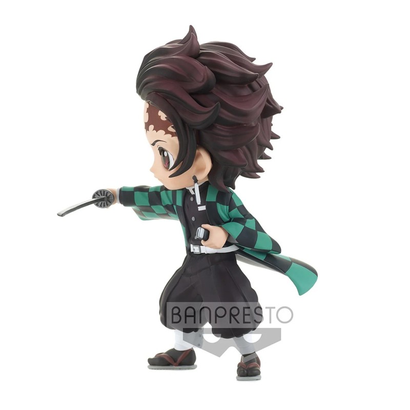 DEMON SLAYER - TANJIRO KAMADO - FIGURINE Q POSKET 14CM VER. A Figurines Bruno Vidéo