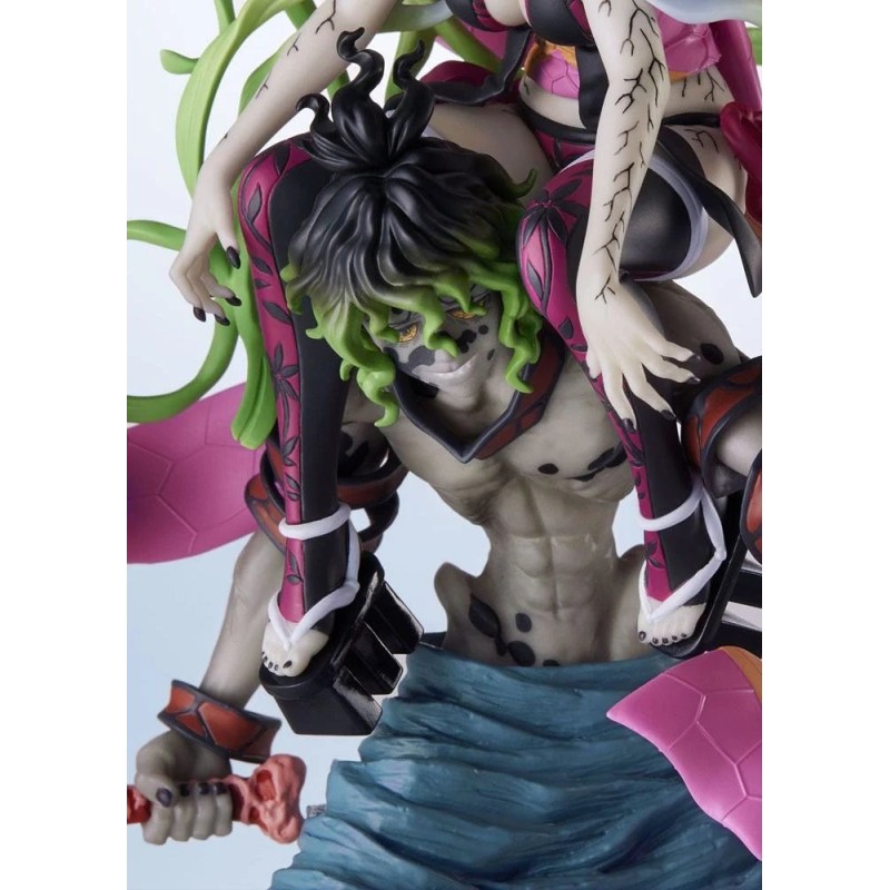 DEMON SLAYER - DAKI ET GYUTARO - STATUETTE 20CM Figurines Bruno Vidéo