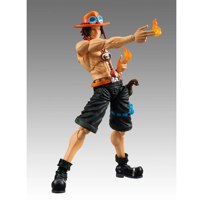 ONE PIECE - PORTGAS D. ACE - FIGURINE VARIABLE ACTION HEROES 18CM Figurines Bruno Vidéo