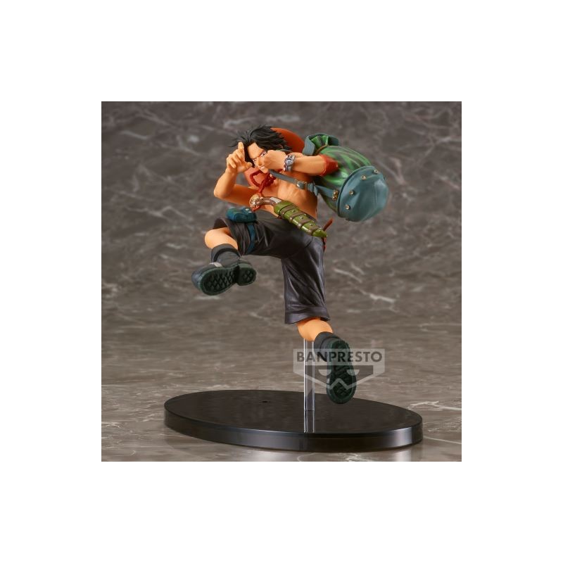 ONE PIECE - PORTGAS - SCULTURES BIG BANPRESTO FIGURE COLLOSSEUM 9CM Figurines Bruno Vidéo