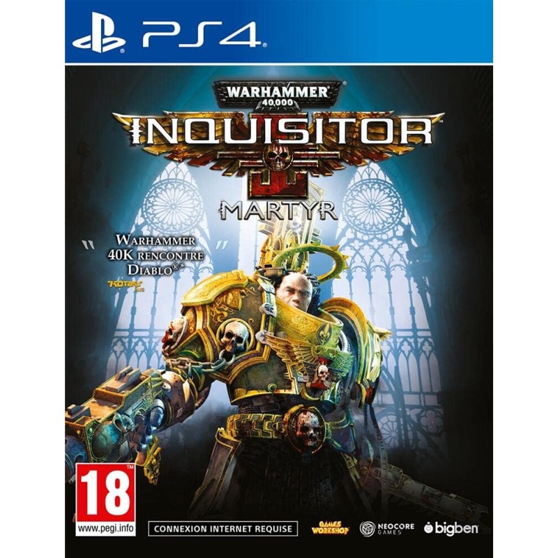 WARHAMMER 40000 INQUISITOR MARTYR PS4 Jeux PS4 Bruno Vidéo