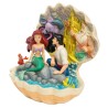 DISNEY TRADITIONS - SEASHEL SCENARIO - 20.5X17.5X18.50 Figurines Bruno Vidéo