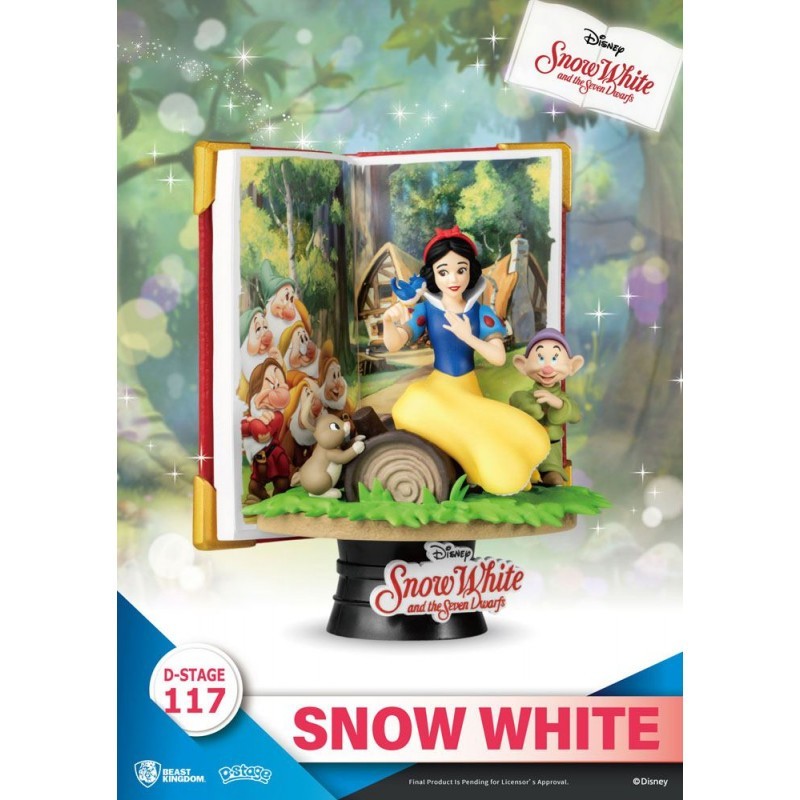 DISNEY - BLANCHE NEIGE - STATUETTE D-STAGE BOOK SERIES DIORAMA PVC 13CM Figurines Bruno Vidéo