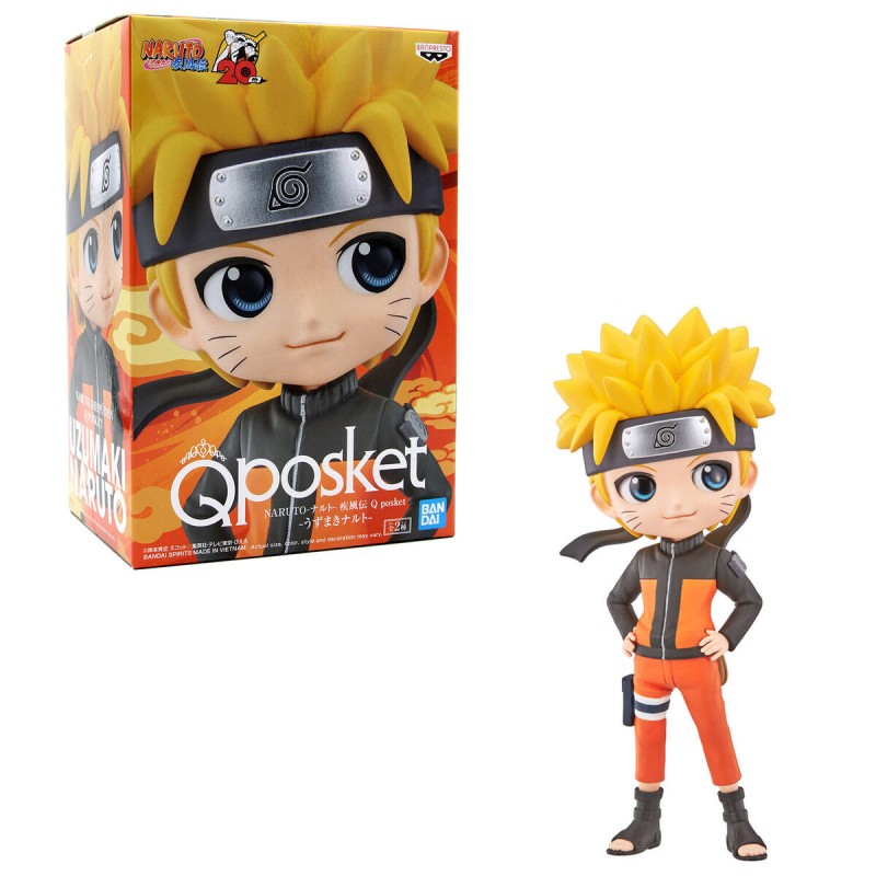 NARUTO SHIPPUDEN - NARUTO UZUMAKI VERS. A - Q POSKET 14CM Figurines Bruno Vidéo