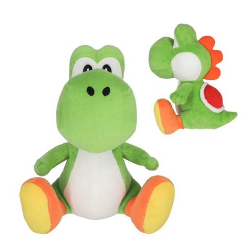 SUPER MARIO - YOSHI VERT - PELUCHE 20CM Peluches Bruno Vidéo