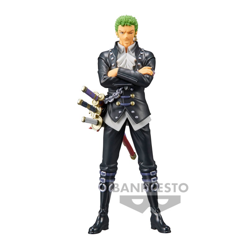 ONE PIECE - RORONOA ZORO - FIGURINE DXF - THE GRANDLINE MEN 17CM Figurines Bruno Vidéo