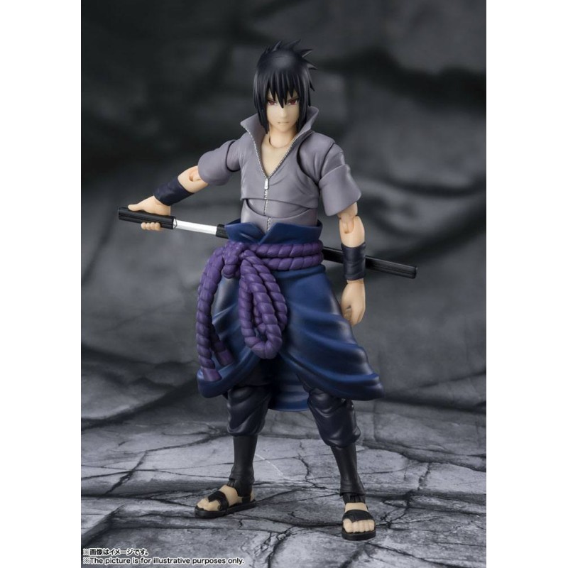 NARUTO - SASUKE UCHIHA HATRED - FIGURNIE S. H. FIGUARTS 15CM Figurines Bruno Vidéo