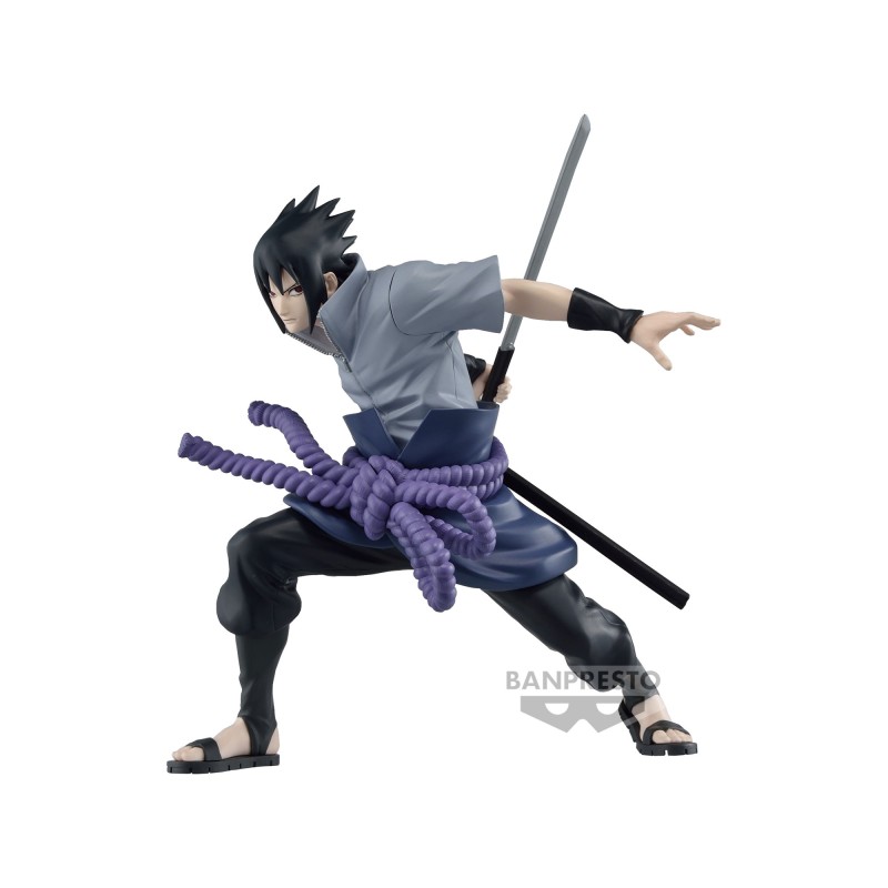 NARUTO SHIPPUDEN - UCHIHA SASUKE - FIGURINE VIBRATION STARS 13CM Figurines Bruno Vidéo