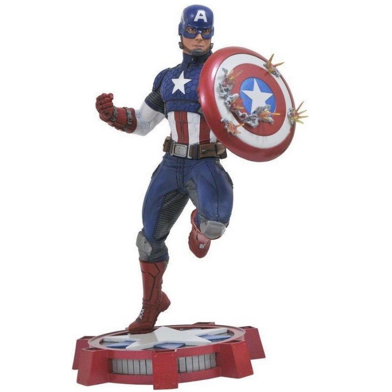 MARVEL CAPTAIN AMERICA FIGURINE MARVEL NOW  GALLERY 23CM Super Héros Bruno Vidéo