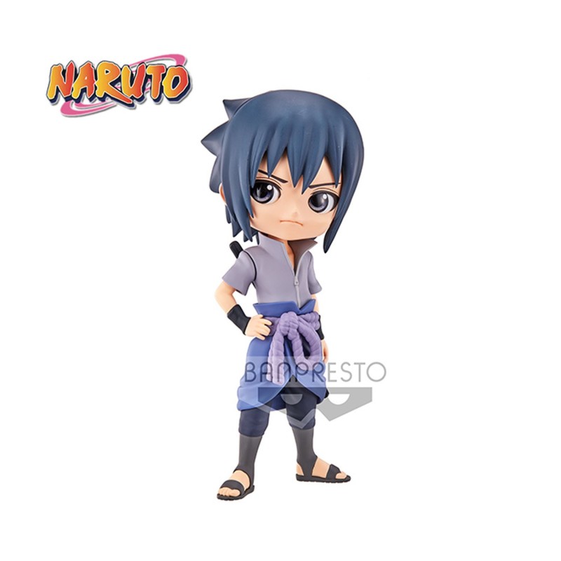 NARUTO SHIPPUDEN - SASUKE UCHIHA VERS. A - Q POSKET 14CM Figurines Bruno Vidéo