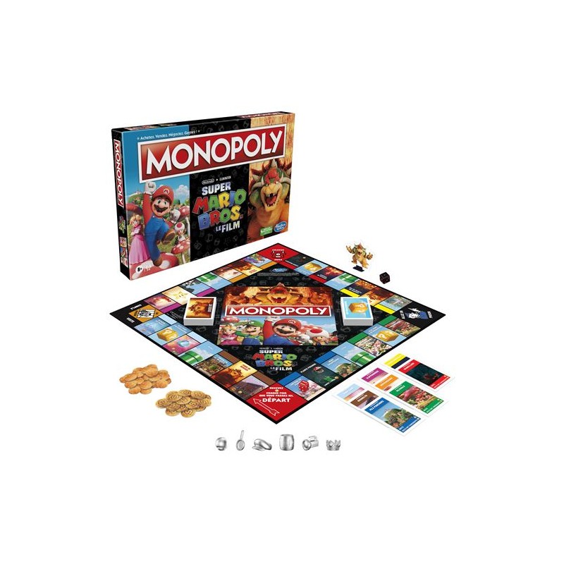 MONOPOLY - SUPER MARIO BROS. LE FILM Produits dérivés Bruno Vidéo