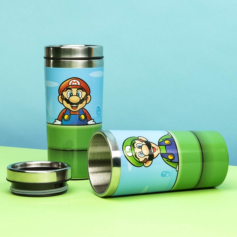 SUPER MARIO - WARP PIPE - GOURDE DE VOYAGE EN METAL 450ML Produits dérivés Bruno Vidéo