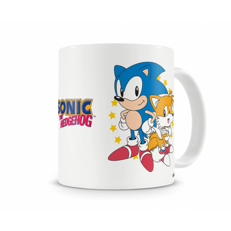 SONIC - SONIC & TAILS - MUG A CAFE Produits dérivés Bruno Vidéo