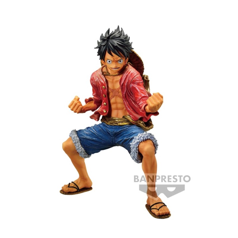 ONE PIECE - MONKEY D. LUFFY - FIGURINE KING OF ARTIST 18CM Figurines Bruno Vidéo