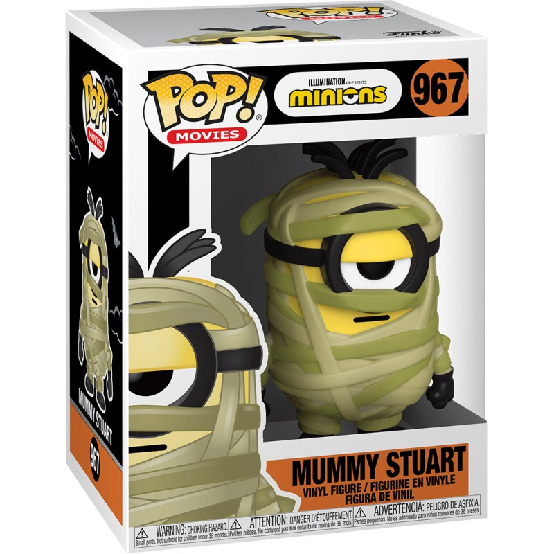 POP MINIONS HALLOWEEN MUMMY STUART 967 Produits dérivés Bruno Vidéo