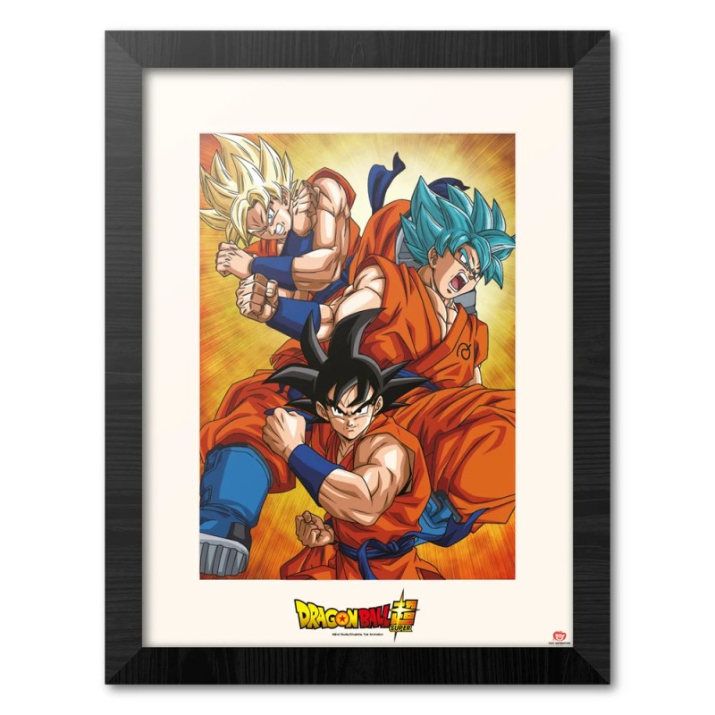 DRAGON BALL SUPER- SUPER SAIYAN GOD - COLLECTOR PRINT 30X40CM Produits dérivés Bruno Vidéo