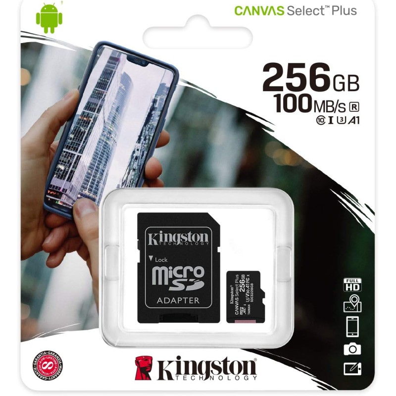 CARTE MICRO SD KINGSTON 256GO SWITCH Accessoires Switch Bruno Vidéo